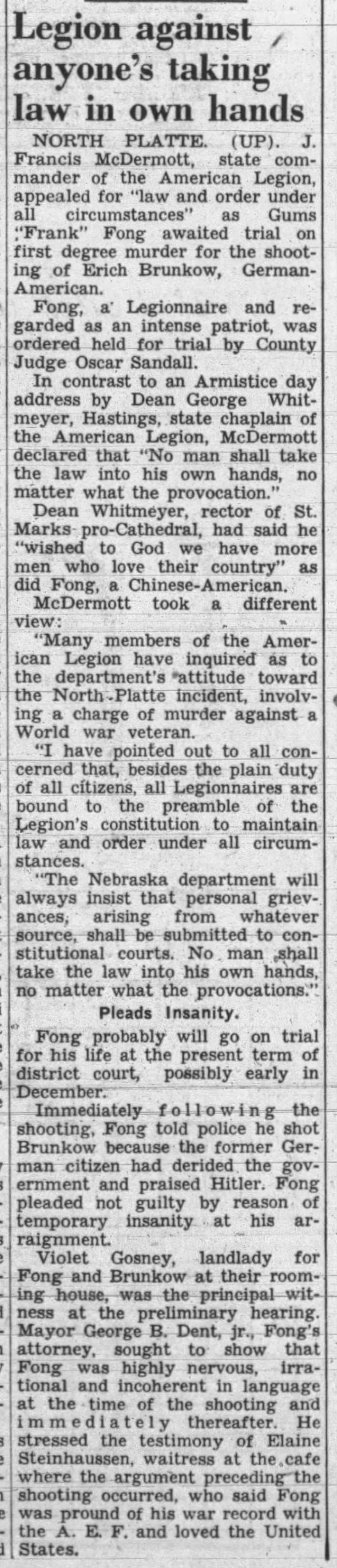 Clipping from Lincoln Journal Star